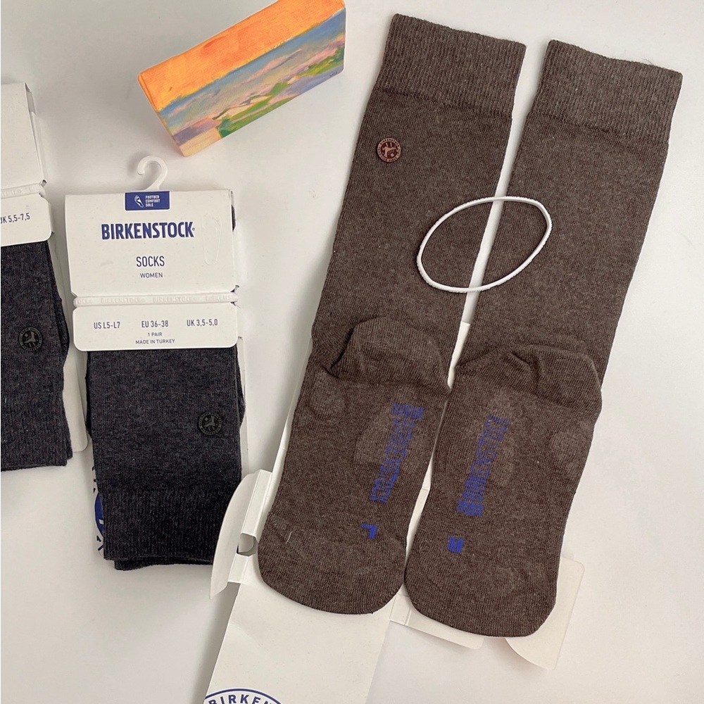 Birkenstock Cotton Sole Crew Socks